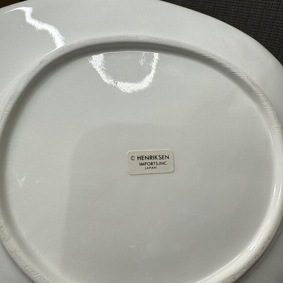 Vintage Rare 10 piece MCM Henriksen Majolica Fish Sculpture Iridescent Jug Pitch - Picture 11 of 12